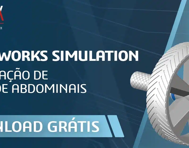 SOLIDWORKS Simulation - otimização de roda de abdominais