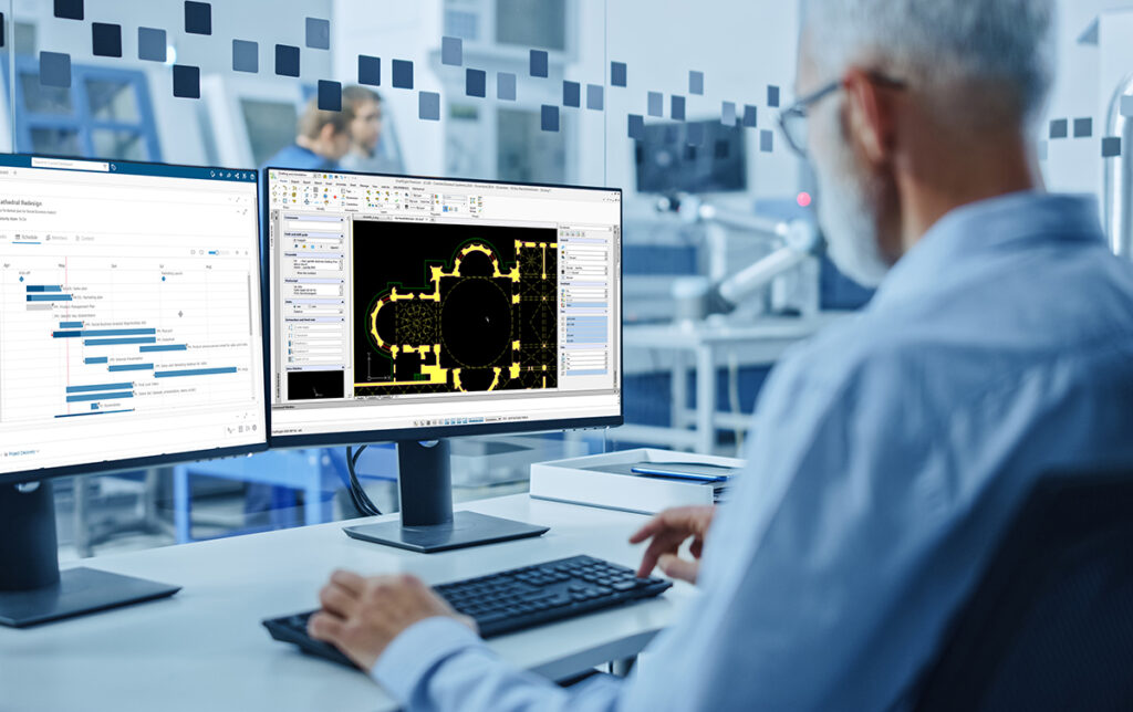 2dCAD project management op